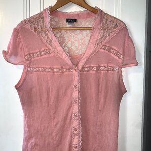 Pink blouse plus